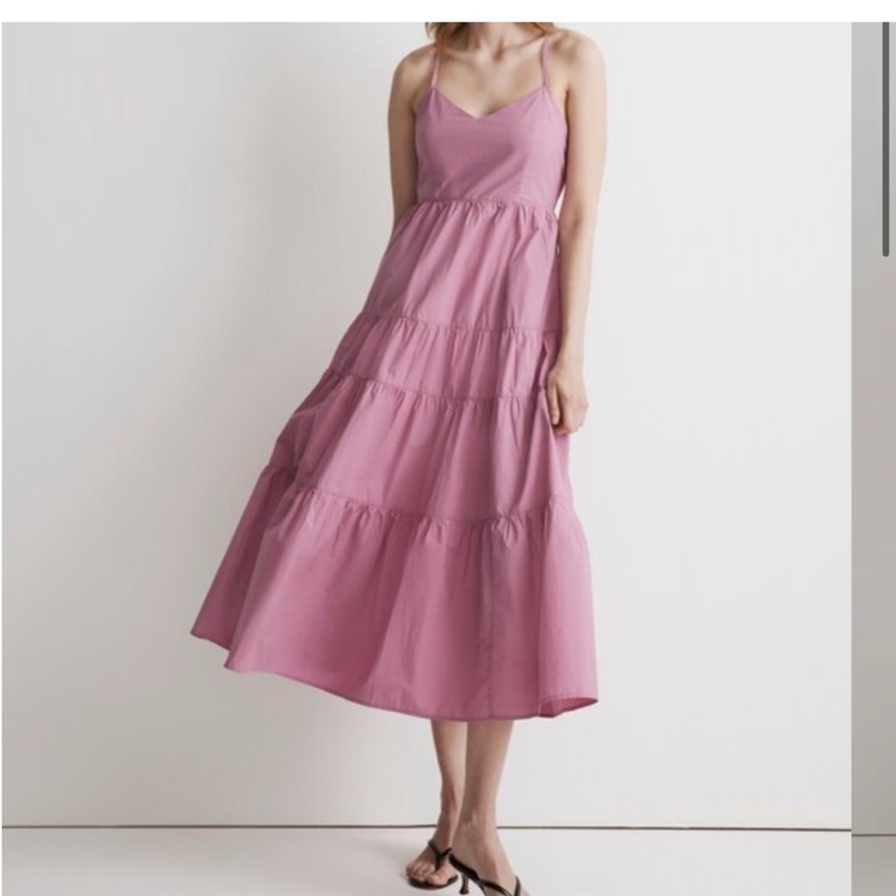 Madewell Sidonie Poplin Maxi Dress